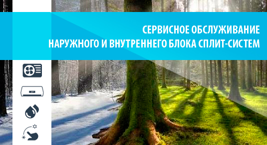 Идеальный климат - обслуживание наружных и внутренних блоков сплит-систем